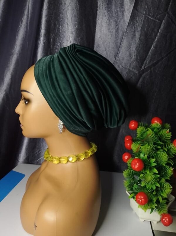 pleated turban headwrap collection