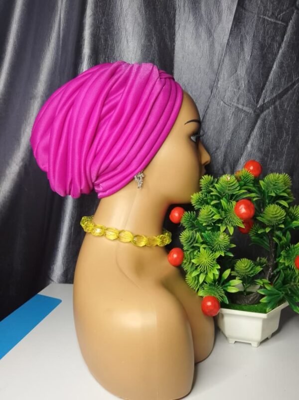 pleated turban headwrap collection