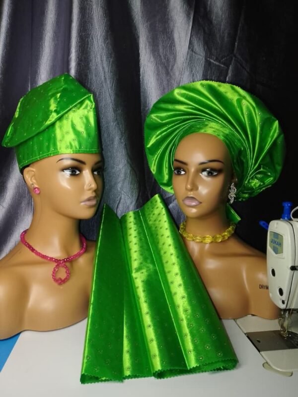 3 pieces sego auto gele green