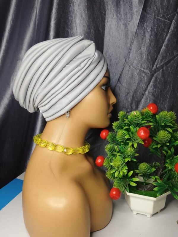 pleated turban headwrap collection
