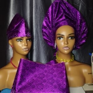 3 pieces sego auto gele gold