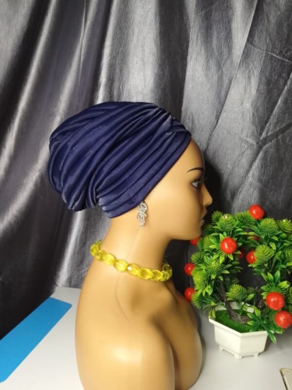 pleated turban headwrap collection