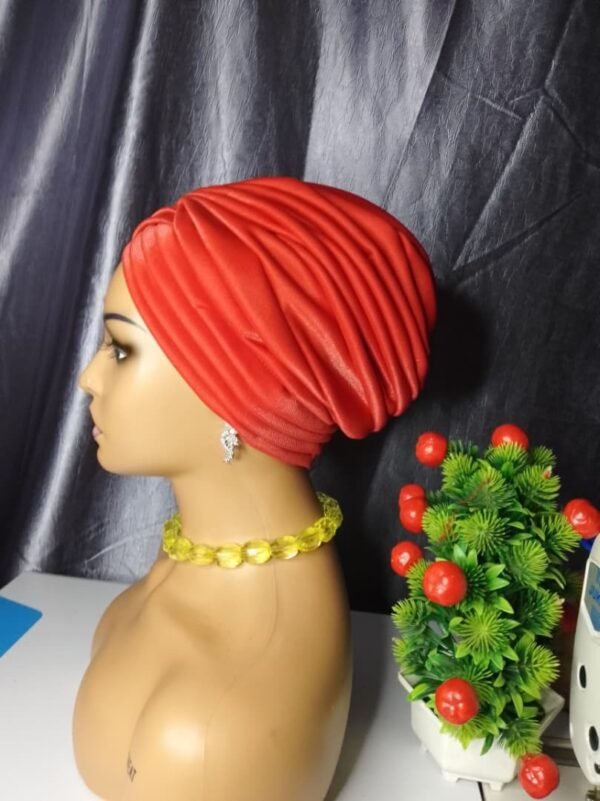 pleated turban headwrap collection
