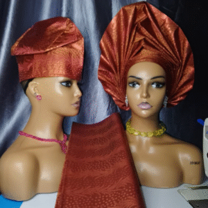 3 pieces sego auto gele brown