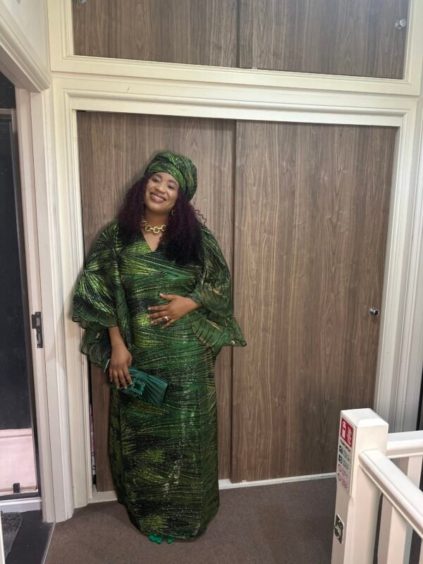 rich aunty emerald green