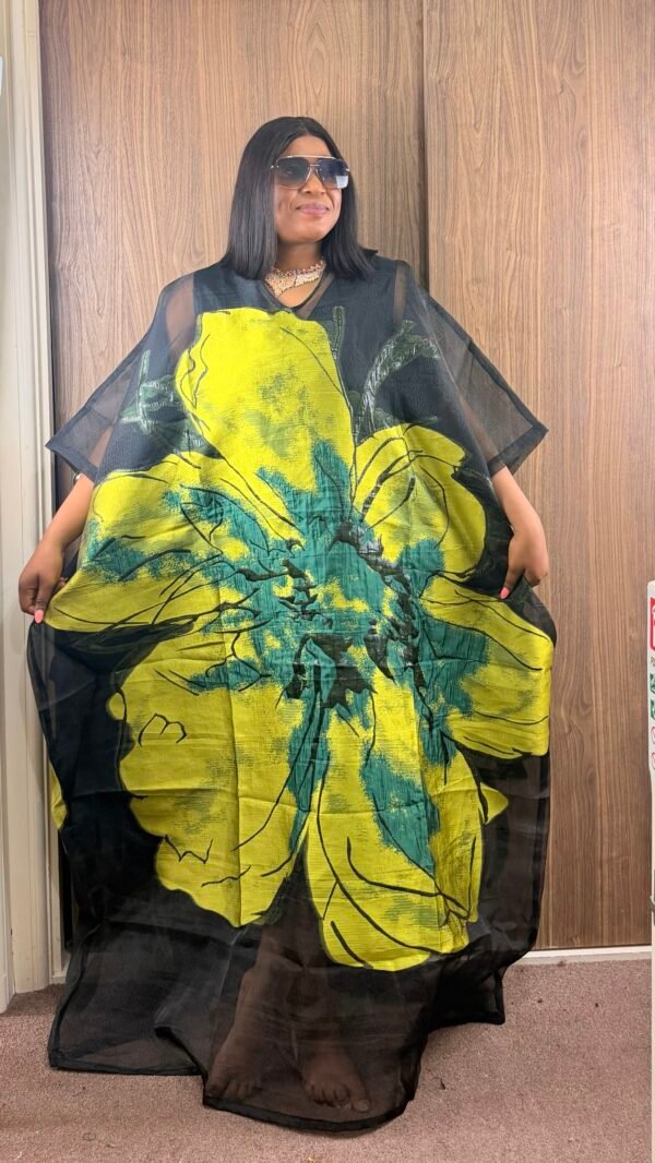 🌺 luxury organza bouquet bubu gown
