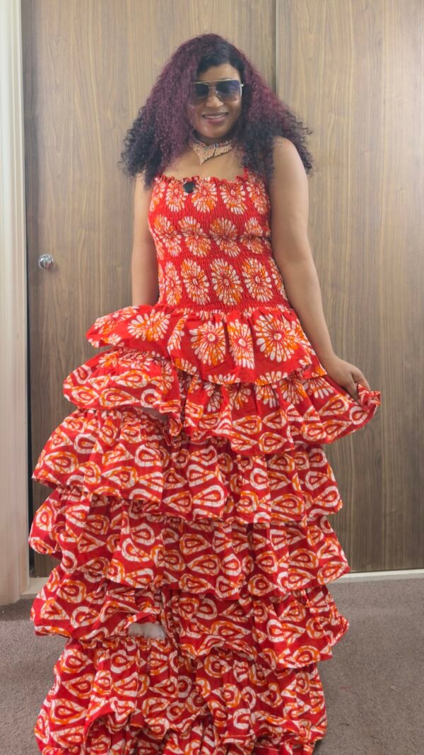 Ruffle Maxi Dress img 9331